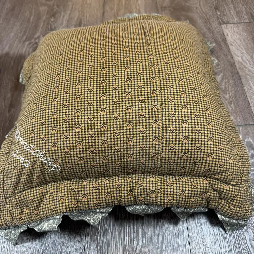 2x Donna Sharp 2002 Quilted Square Pillows 16